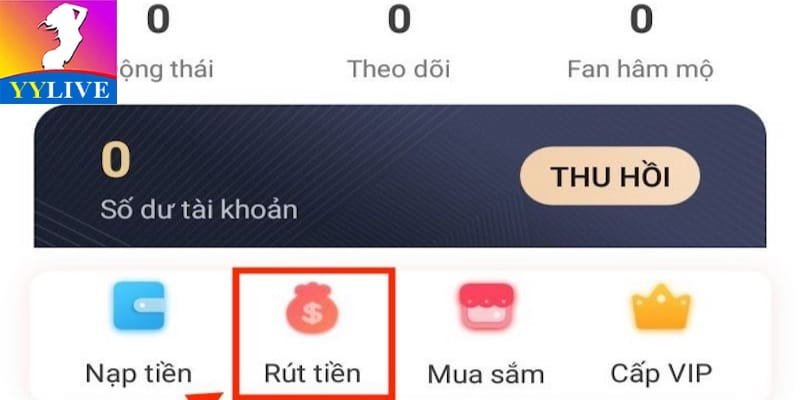 Rút Tiền YYlive - Quy Trình Giao Dịch Nhanh Và An Toàn 2 Những điều kiện cần tuân thủ để giao dịch rút tiền được trơn tru