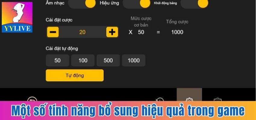 Một số tính năng bổ sung hiệu quả trong game
