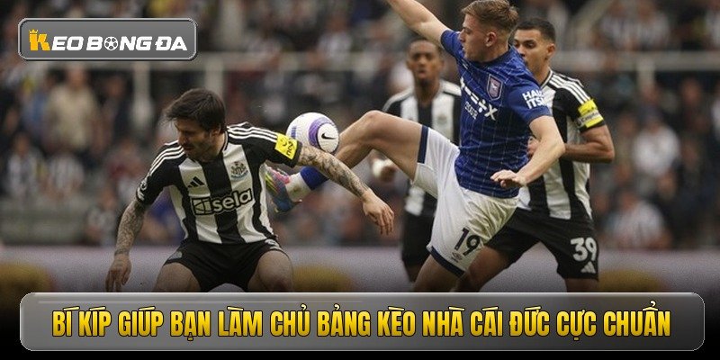 Bí kíp giúp bạn làm chủ bảng kèo nhà cái Đức cực chuẩn