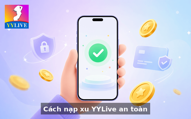 Cách nạp xu YYLive an toàn, hạn chế lỗi cho người mới 3 Cách nạp xu YYLive an toàn