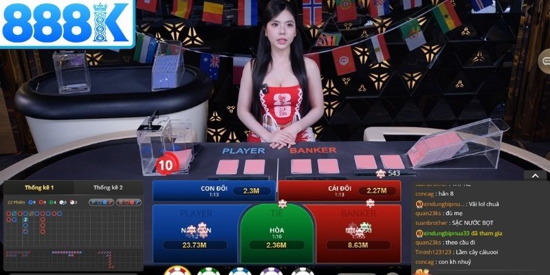 Baccarat 888K – Trải Nghiệm Bàn Chơi Đẳng Cấp Với Giao Diện Hiện Đại 3 Tổng quan Baccarat 888K – Luật chơi đơn giản, nhịp độ nhanh và trải nghiệm trực quan