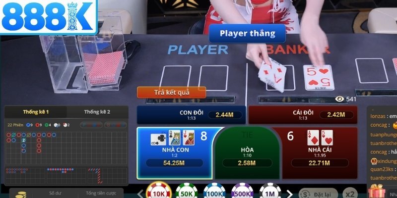Baccarat 888K – Trải Nghiệm Bàn Chơi Đẳng Cấp Với Giao Diện Hiện Đại 3 Những ưu điểm nổi bật của Baccarat 888K tạo nên sức hút riêng
