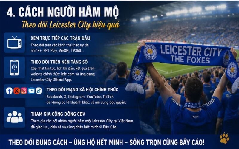 Bầy Cáo Là Đội Bóng Nào Và Nguồn Gốc Biệt Danh Leicester City 5 Theo dõi Leicester City đúng cách giúp fan hiểu sâu hơn về biệt danh Bầy cáo