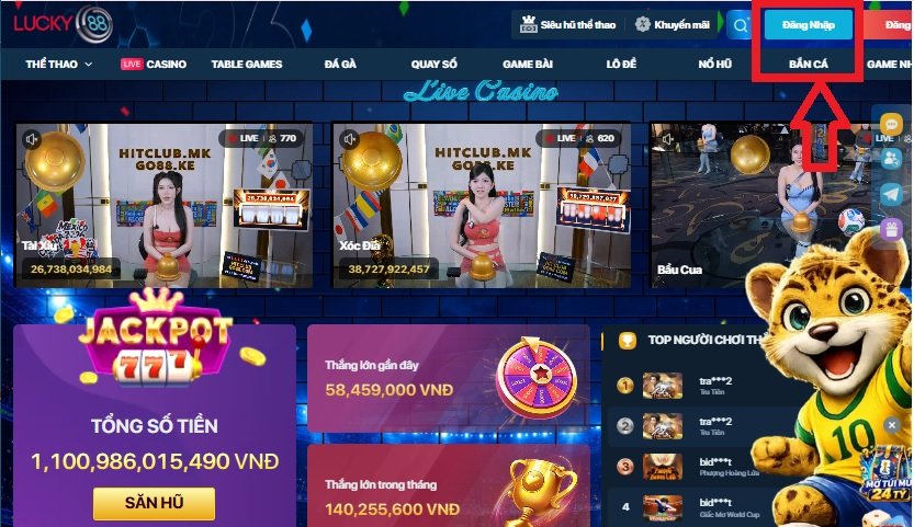 Điều kiện đăng nhập Lucky88 