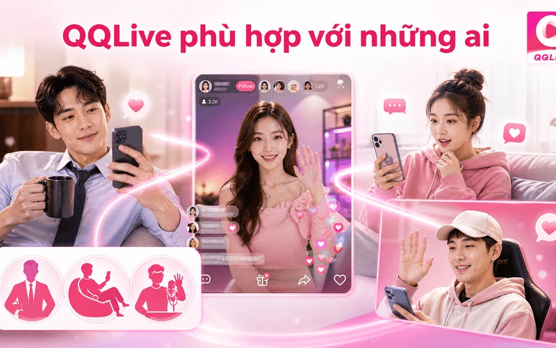Livestream QQLive trực tiếp HD – Phòng phát sóng girl xinh cuốn hút người xem 4 QQLive phù hợp với những ai?